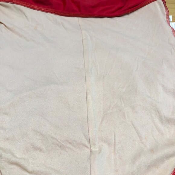 AB Lambdin Red Halter Pinup Swim suit built in Girdle Betty Grable  Marilyn - Picture 10 of 11